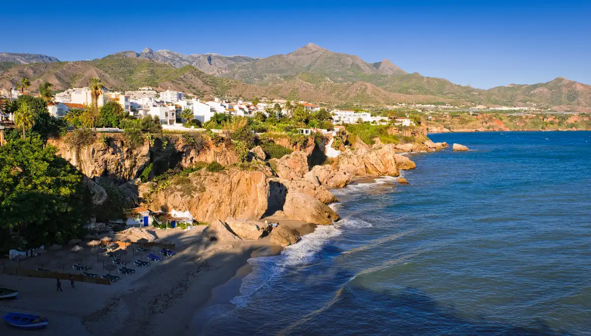 Guadix cave houses and landscape