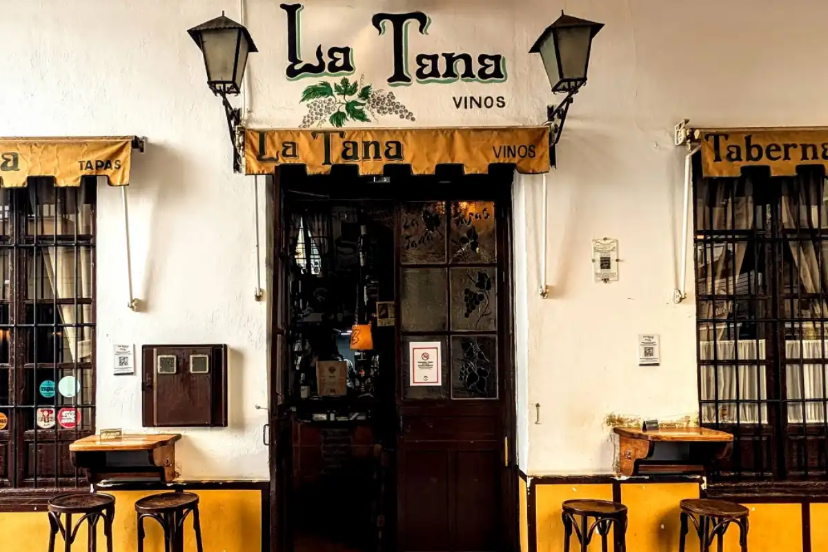 Bar La Tana, a serious wine bar near Plaza Nueva