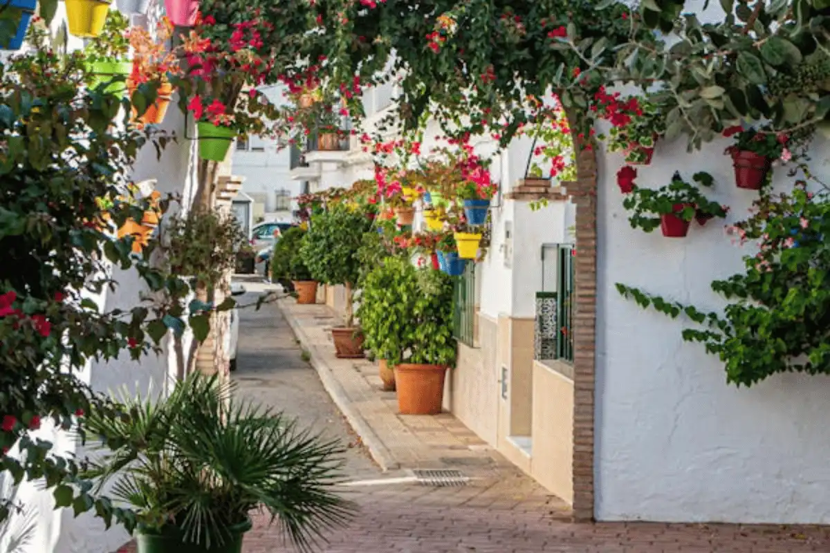 Walking through Marbella