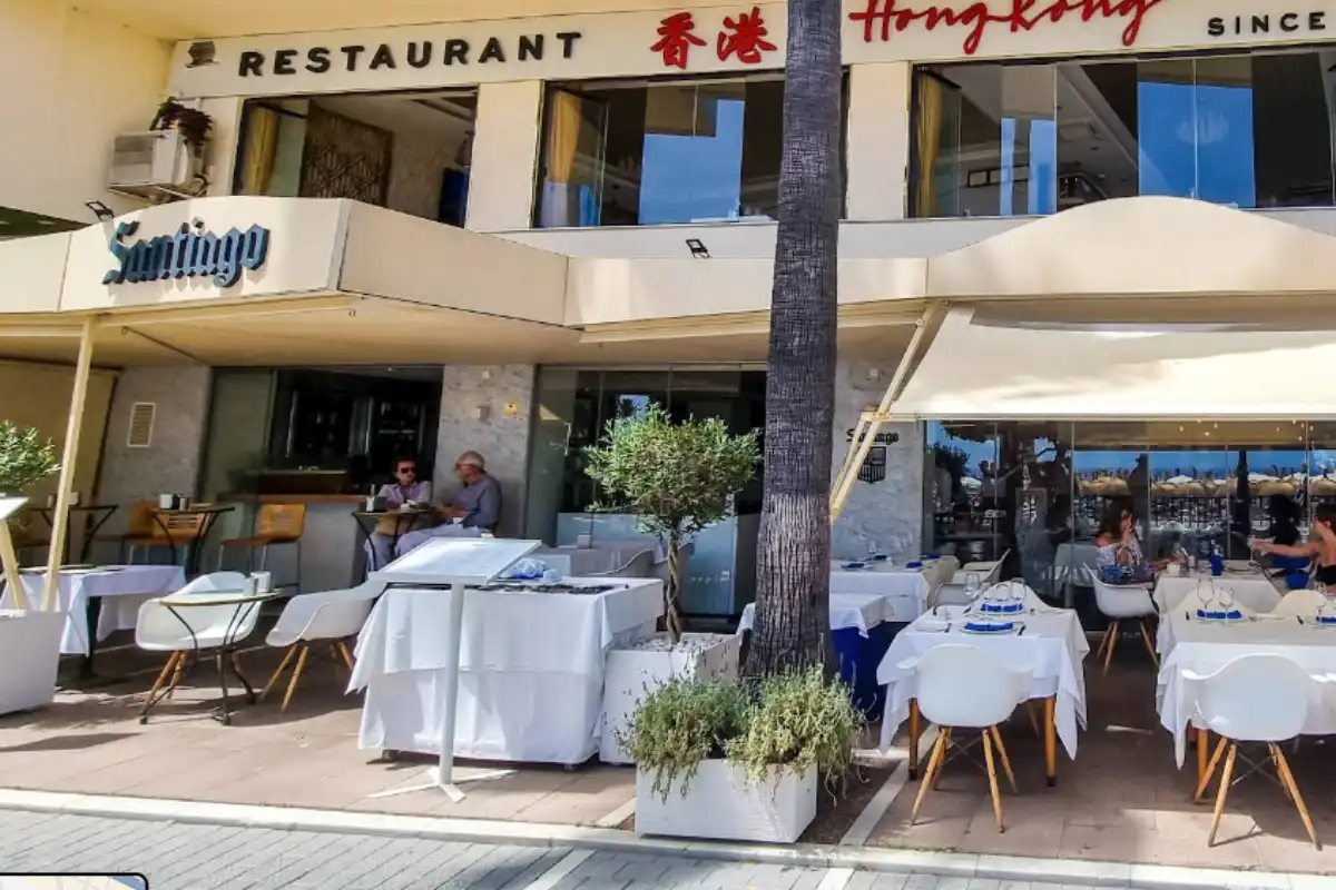 Restaurant terrace in Marbella