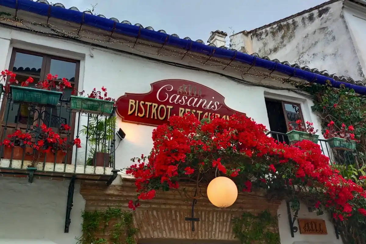 Marbella terrace dining