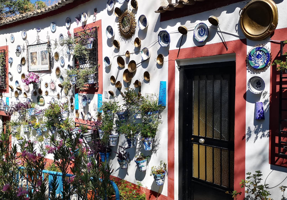Cave houses carved into the hillside in Sacromonte, Granada