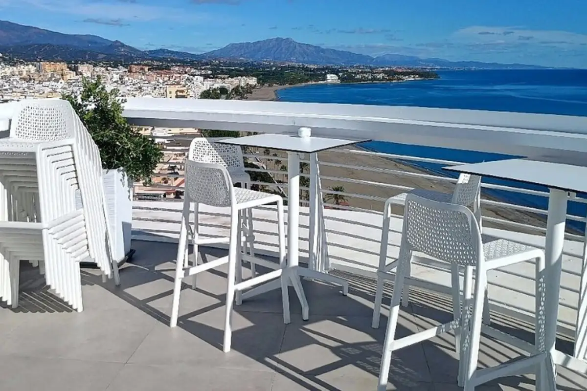 Cielo Room rooftop restaurant in Estepona