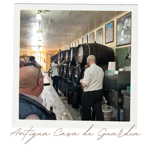 Antigua Casa de Guardia historic wine bar