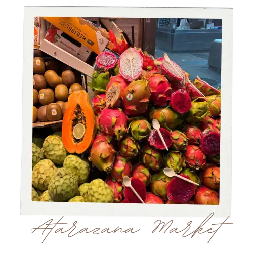 Fresh produce at Atarazana market