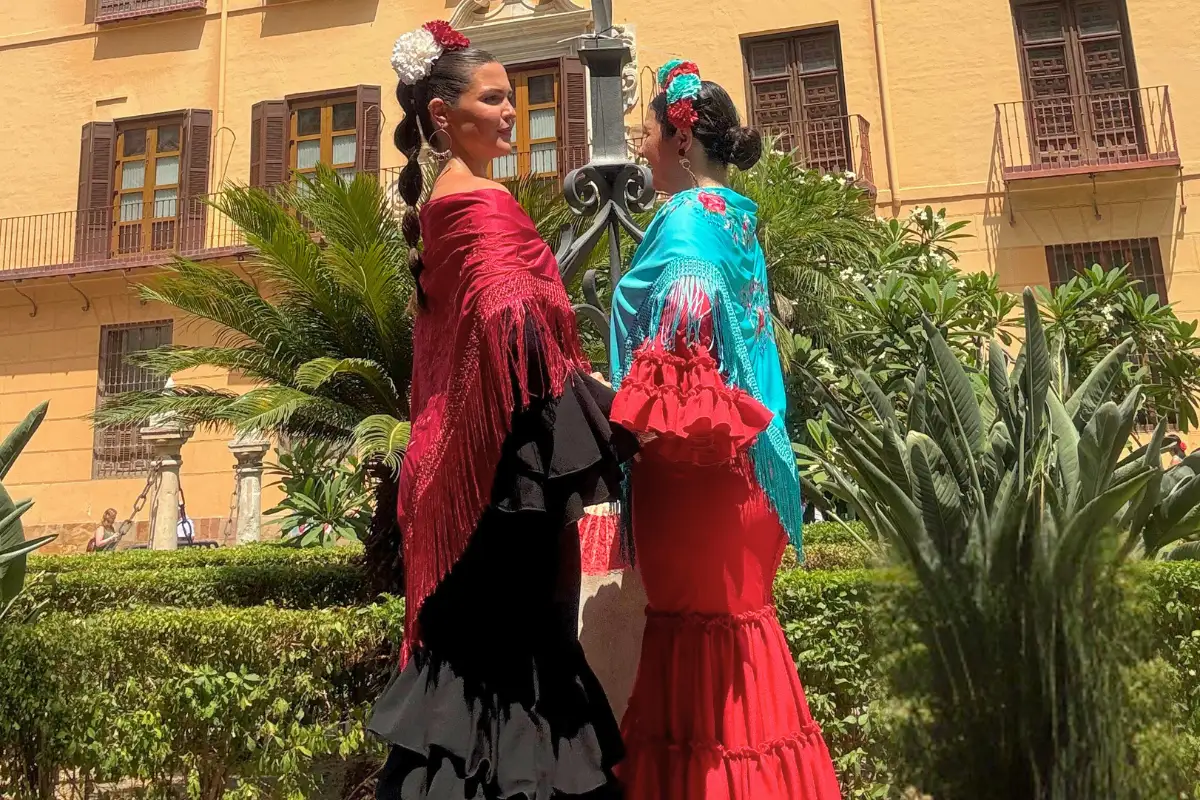 flamenco dress malaga spain on foot 6