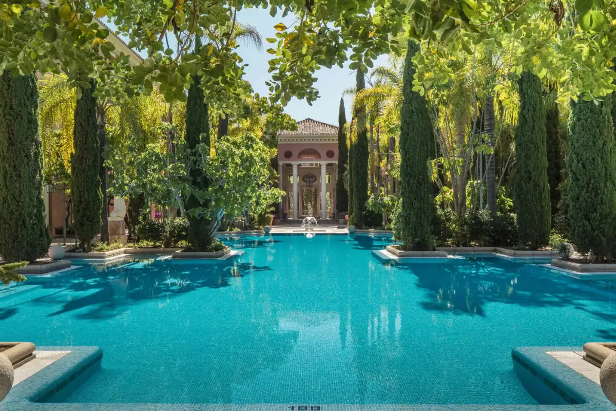 Anantara Villa Padierna Palace hotel with grand Tuscan-style architecture