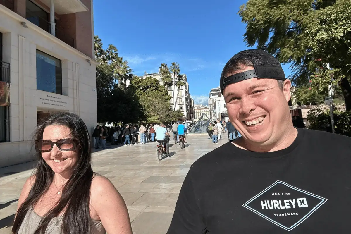 Calle Larios pedestrian street