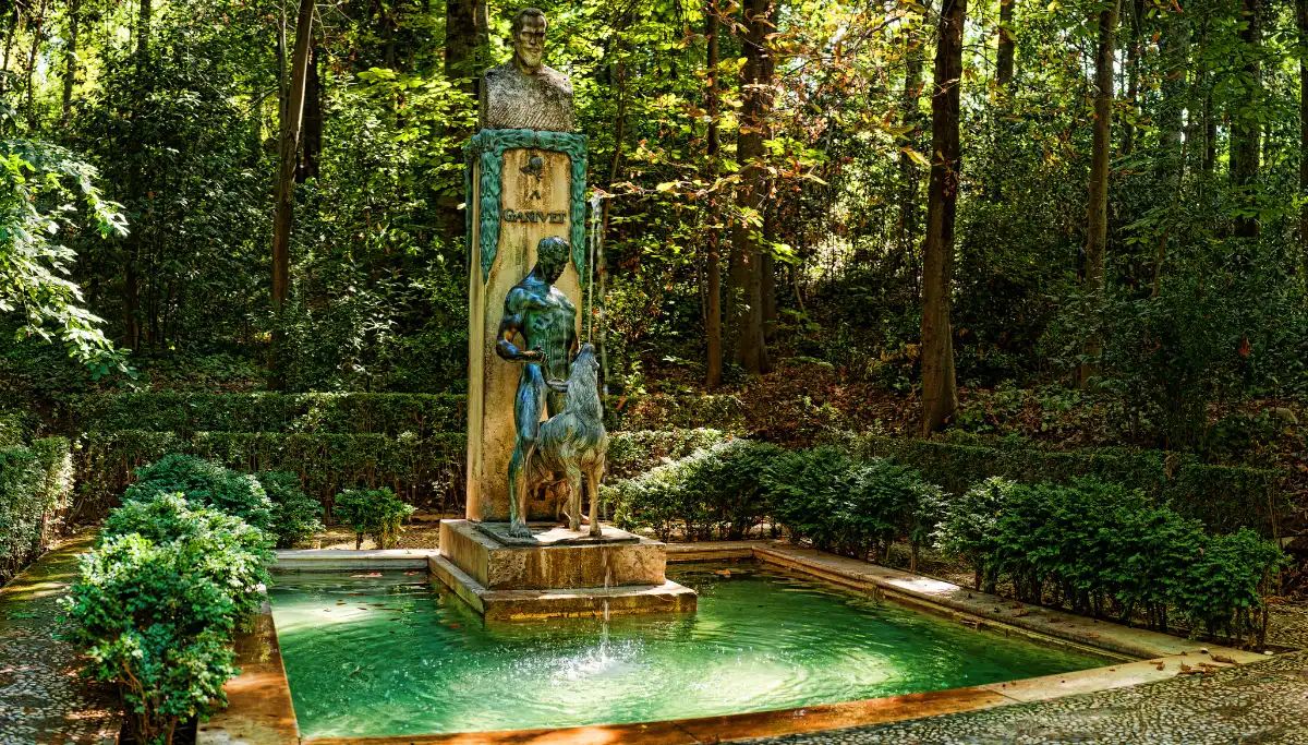 Walking through the Alhambra Woods