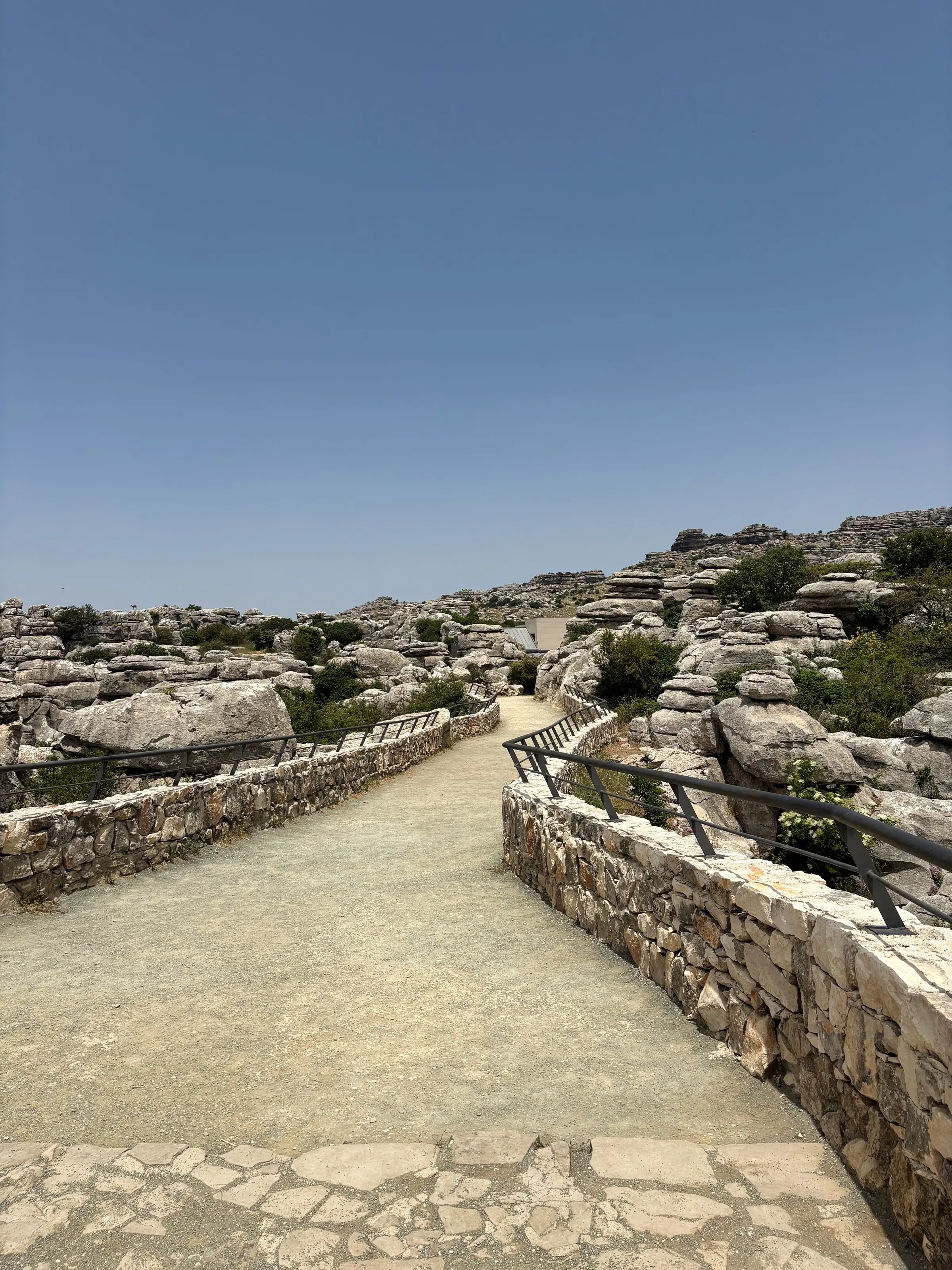 Antequera dolmens path long view