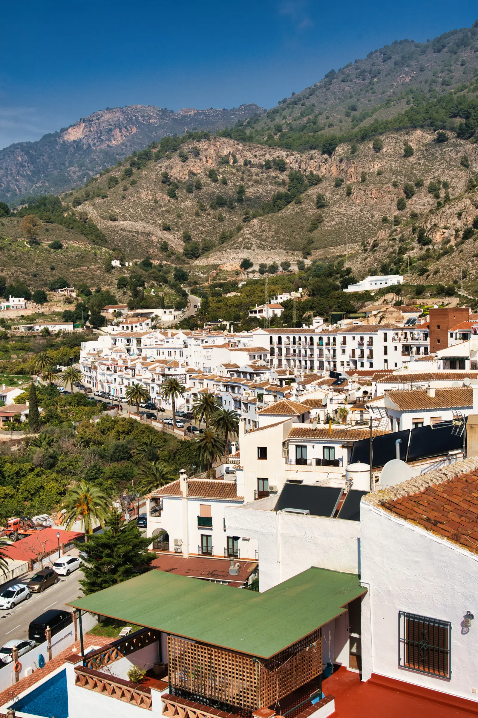 View over Frigiliana village