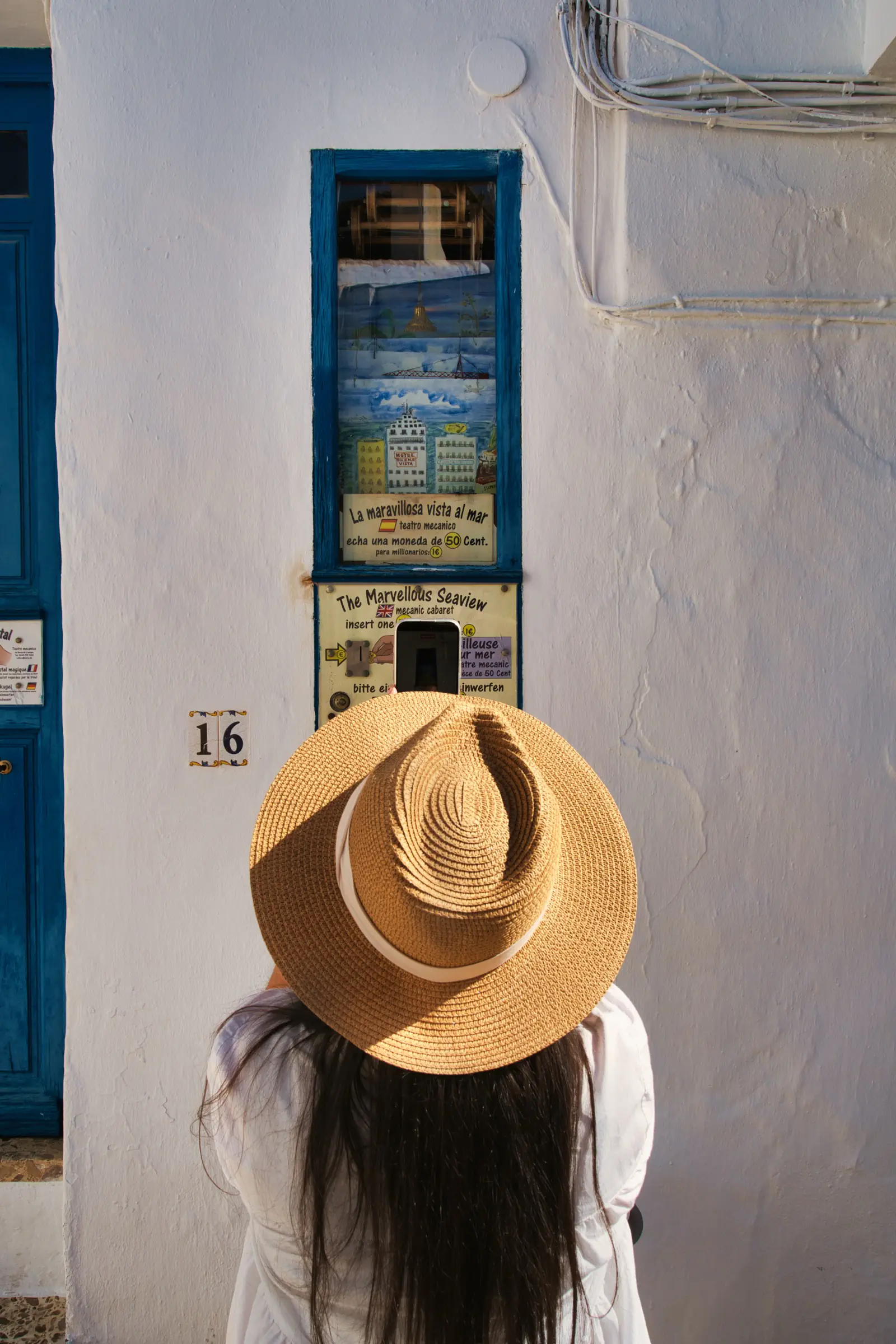 Shop-lined street in Frigiliana