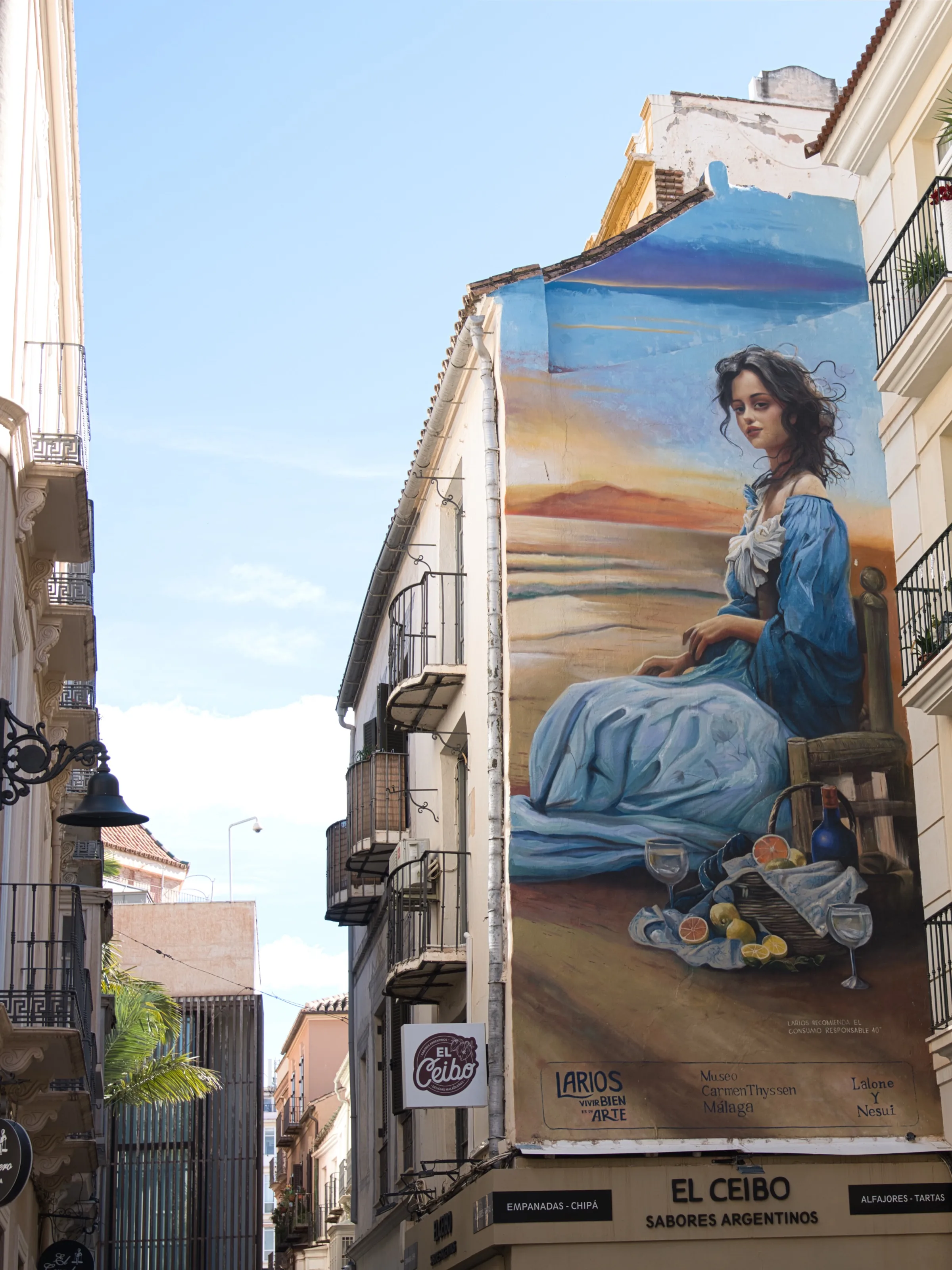 Street mural in Malaga