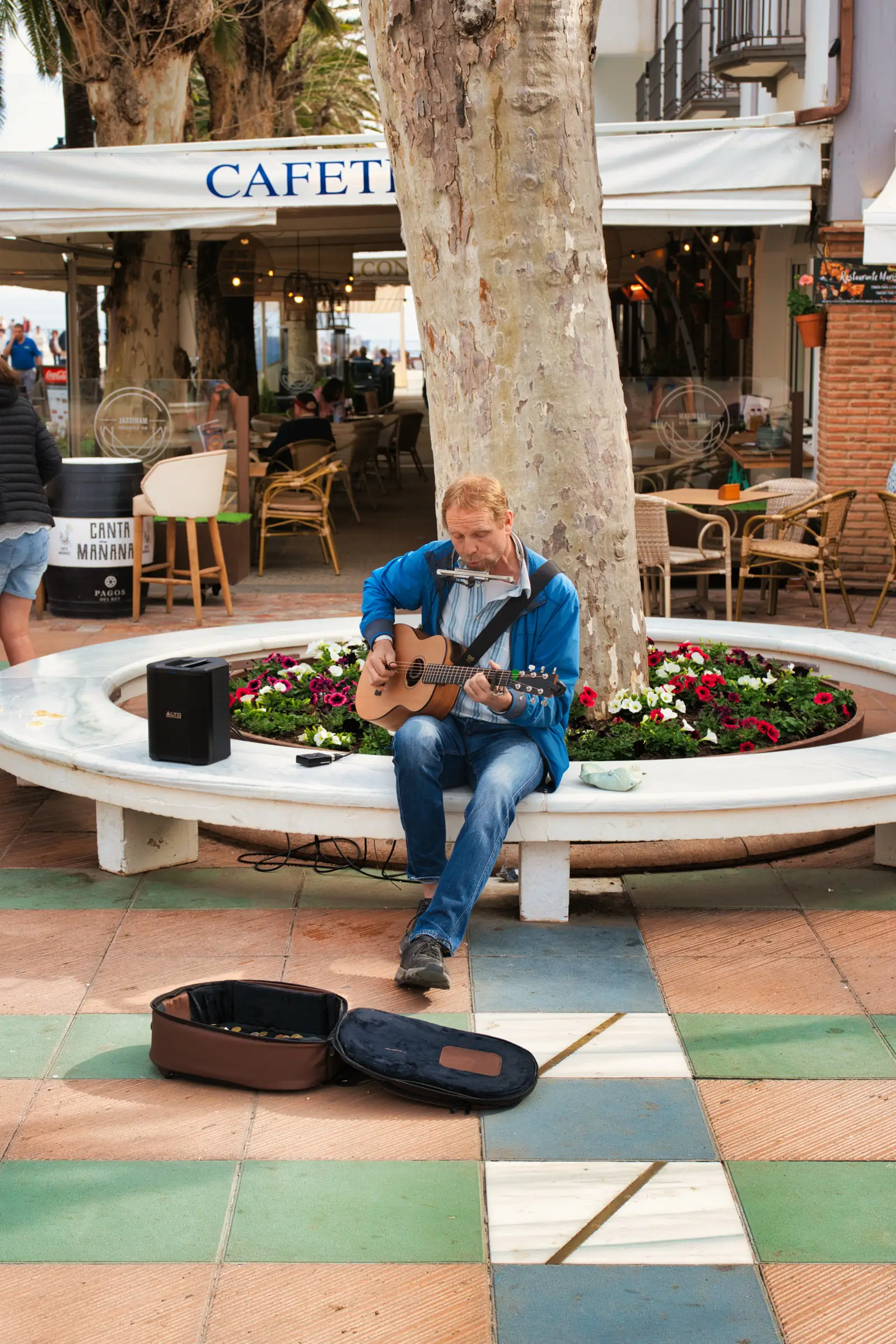 Market atmosphere in Nerja