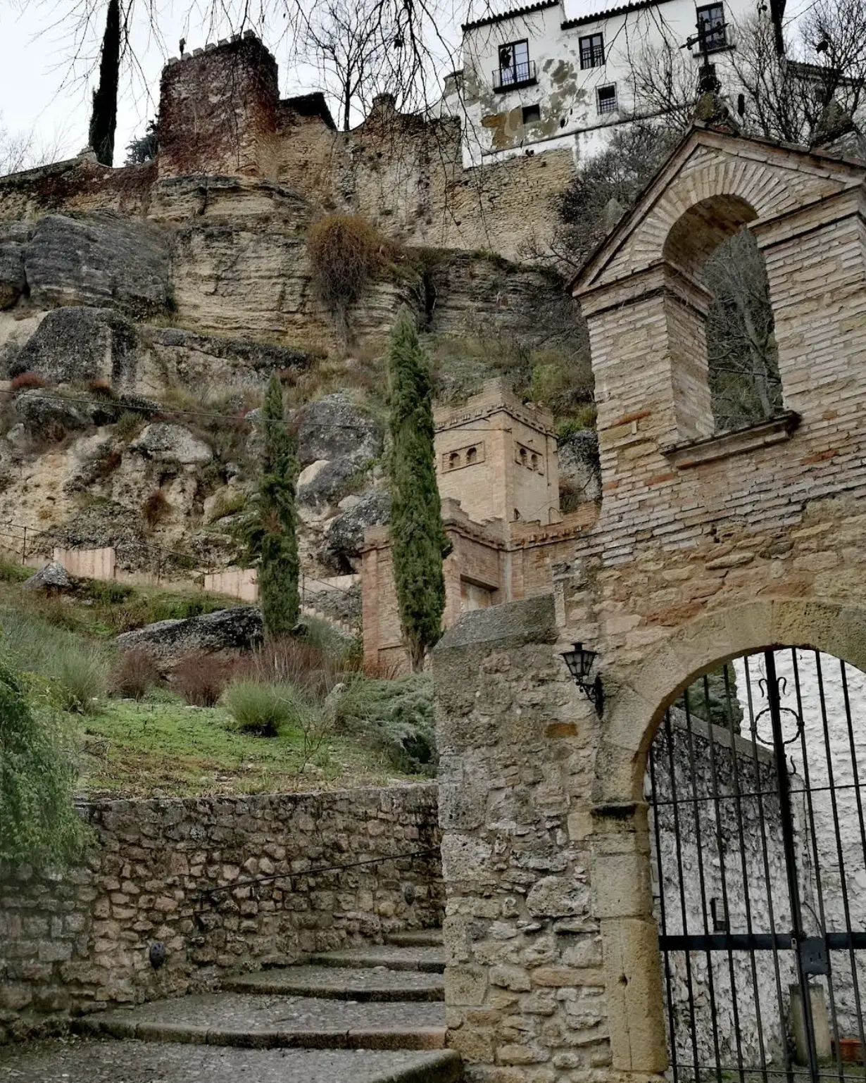 Ornate doorway in Ronda's old town.
