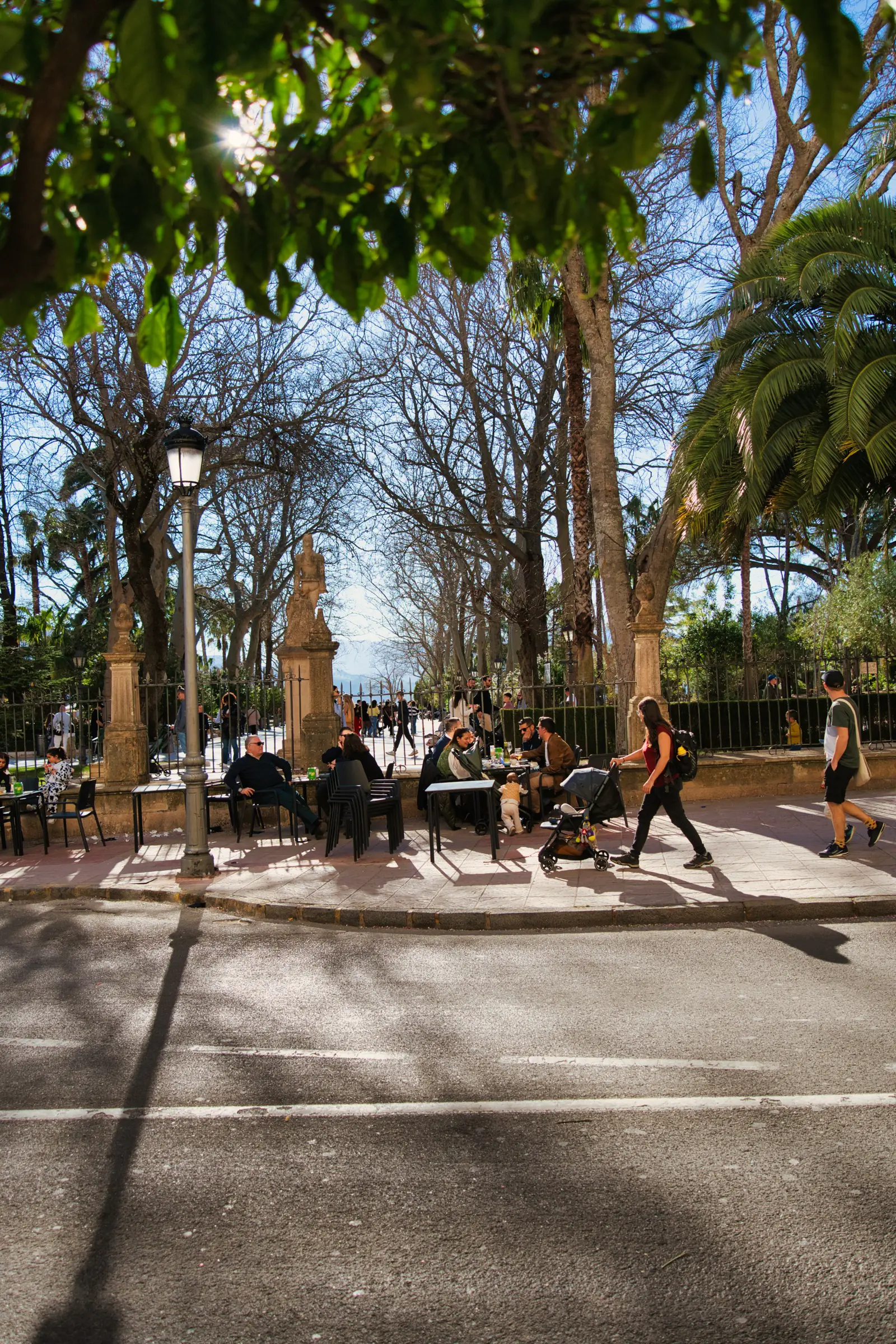 Diners enjoying a meal in Ronda.