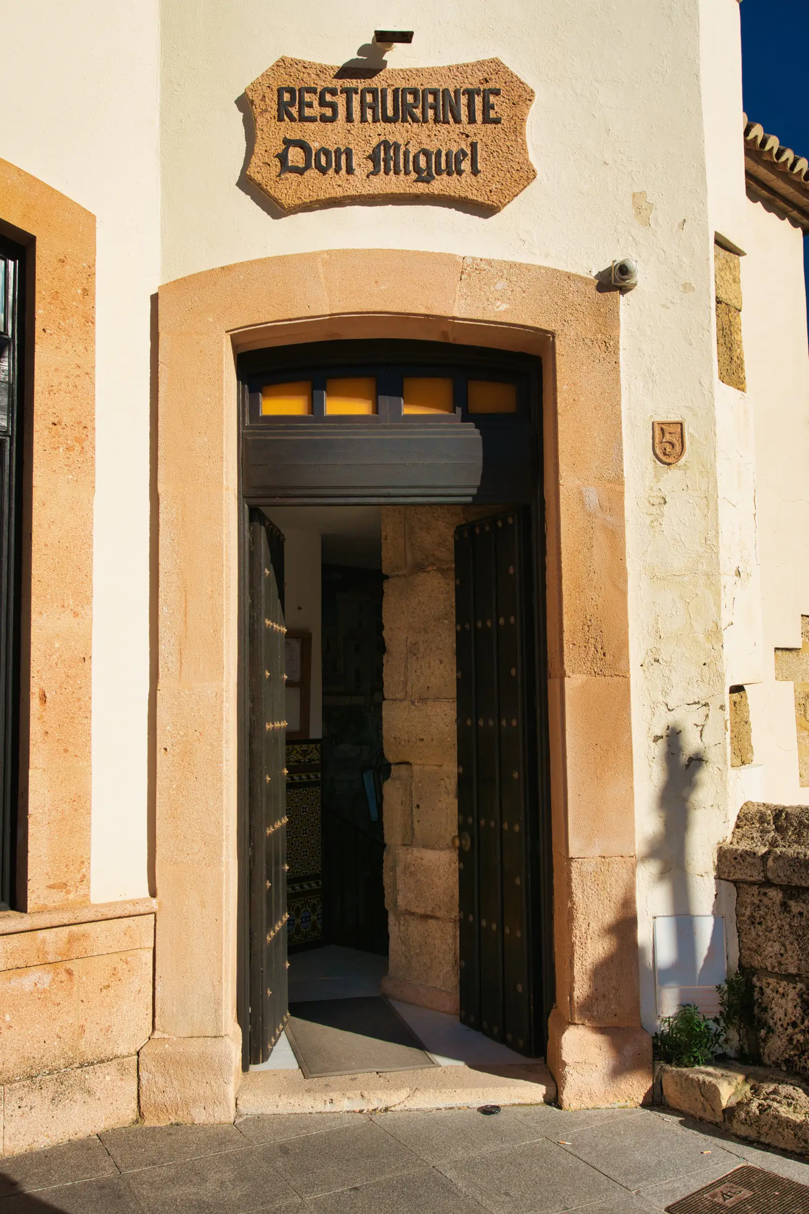 Restaurante Don Miguel with gorgeous views.