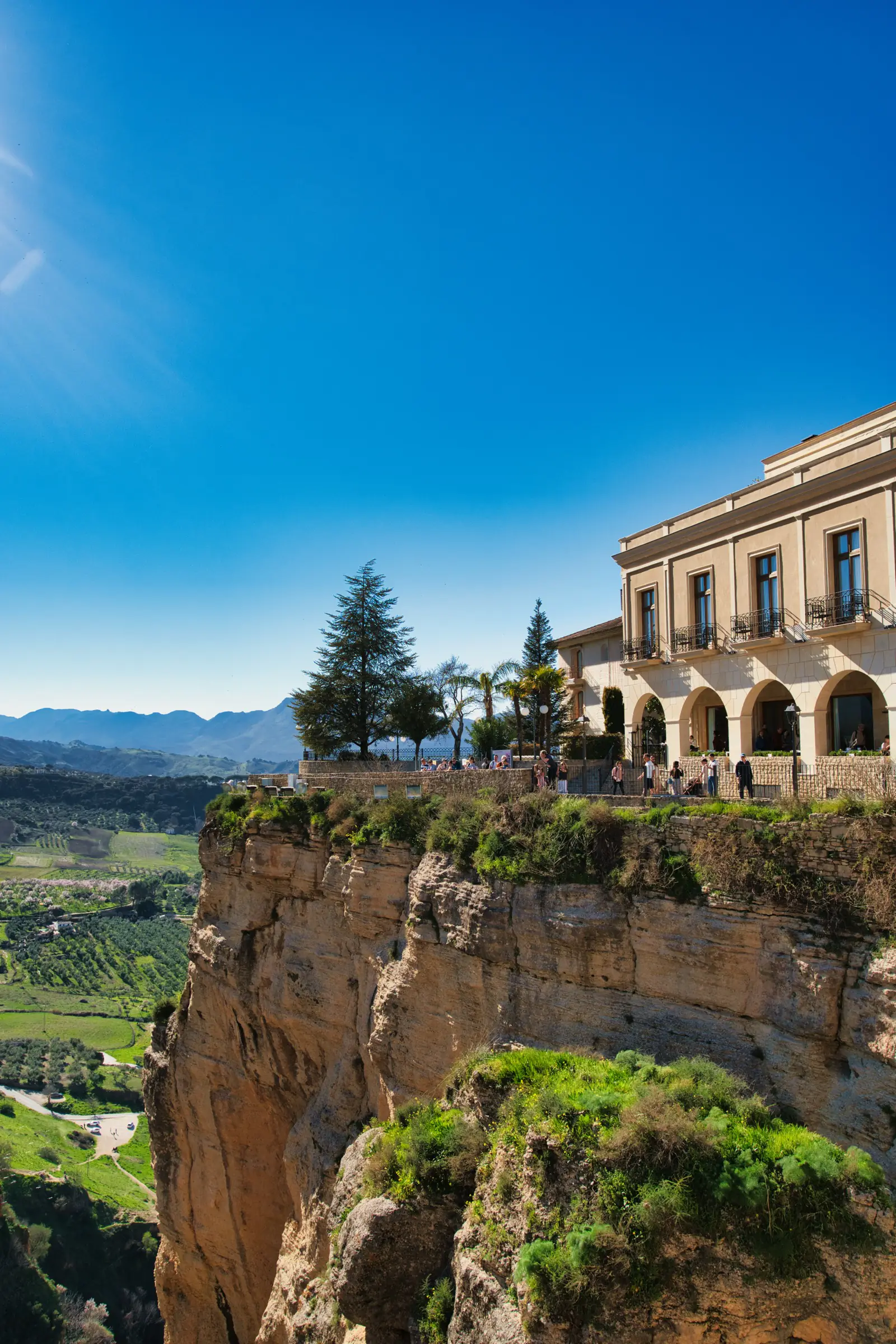 View of the Serranía de Ronda landscape.