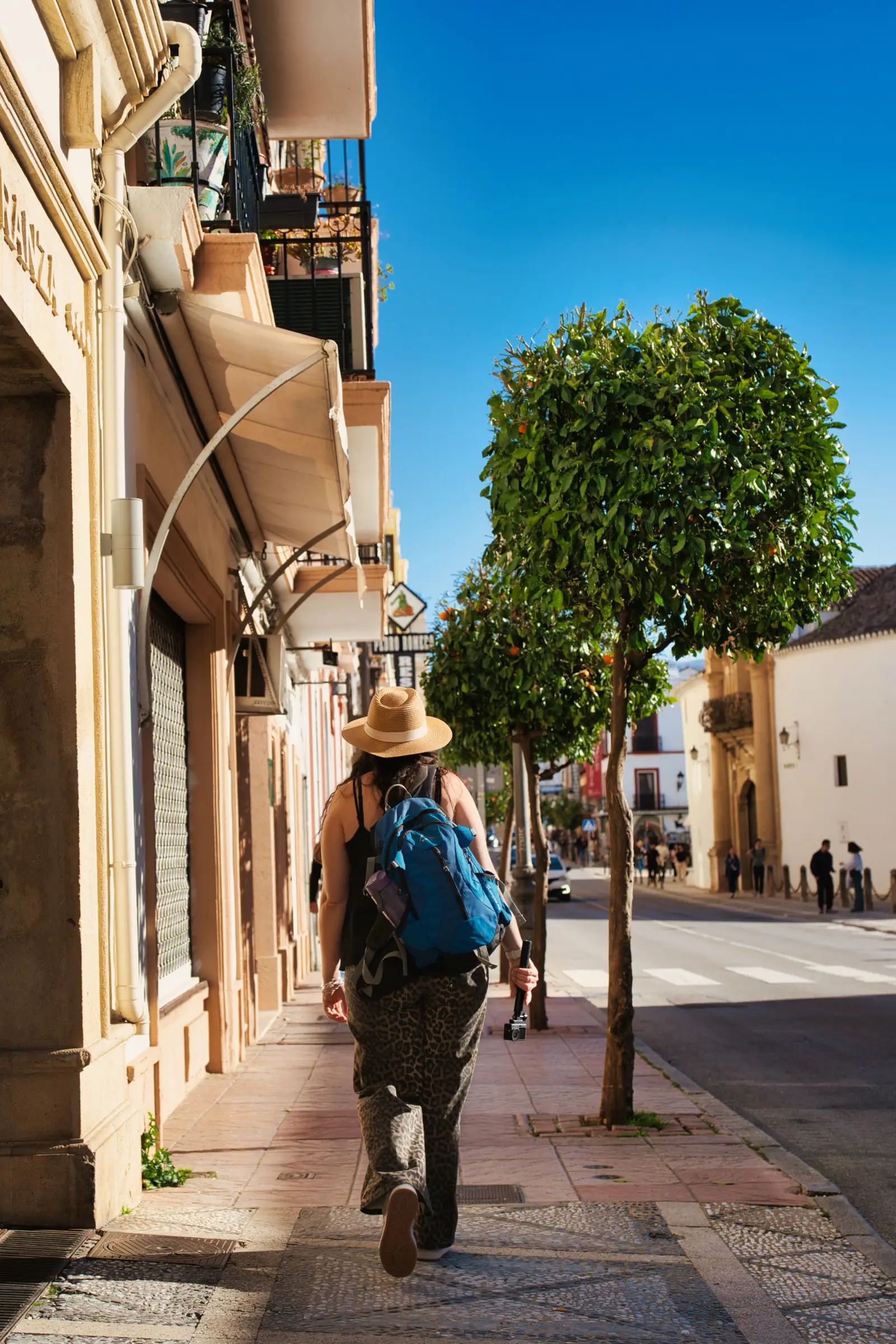 Medieval streets near Ronda's city walls.