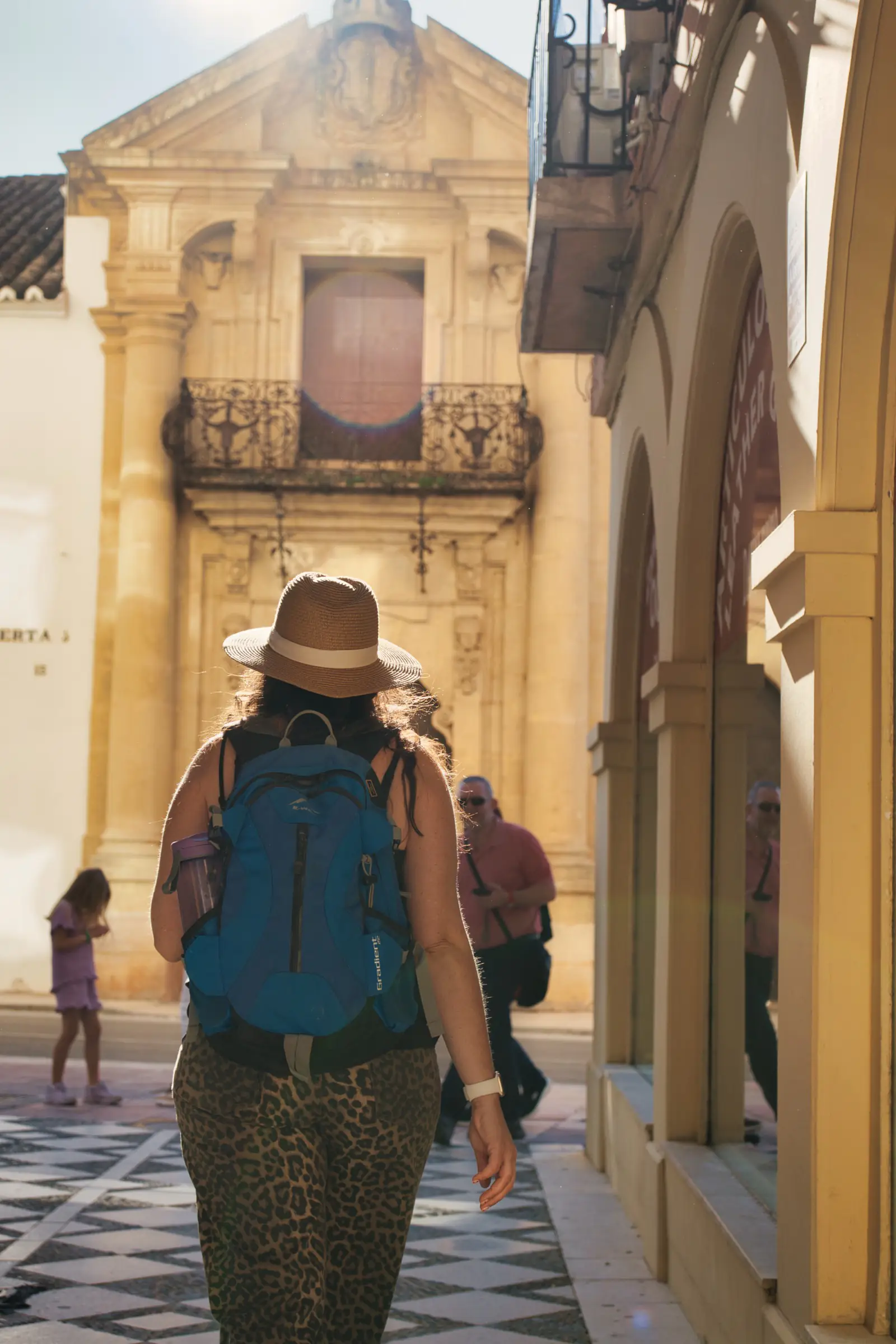 Narrow streets in Ronda's old town.
